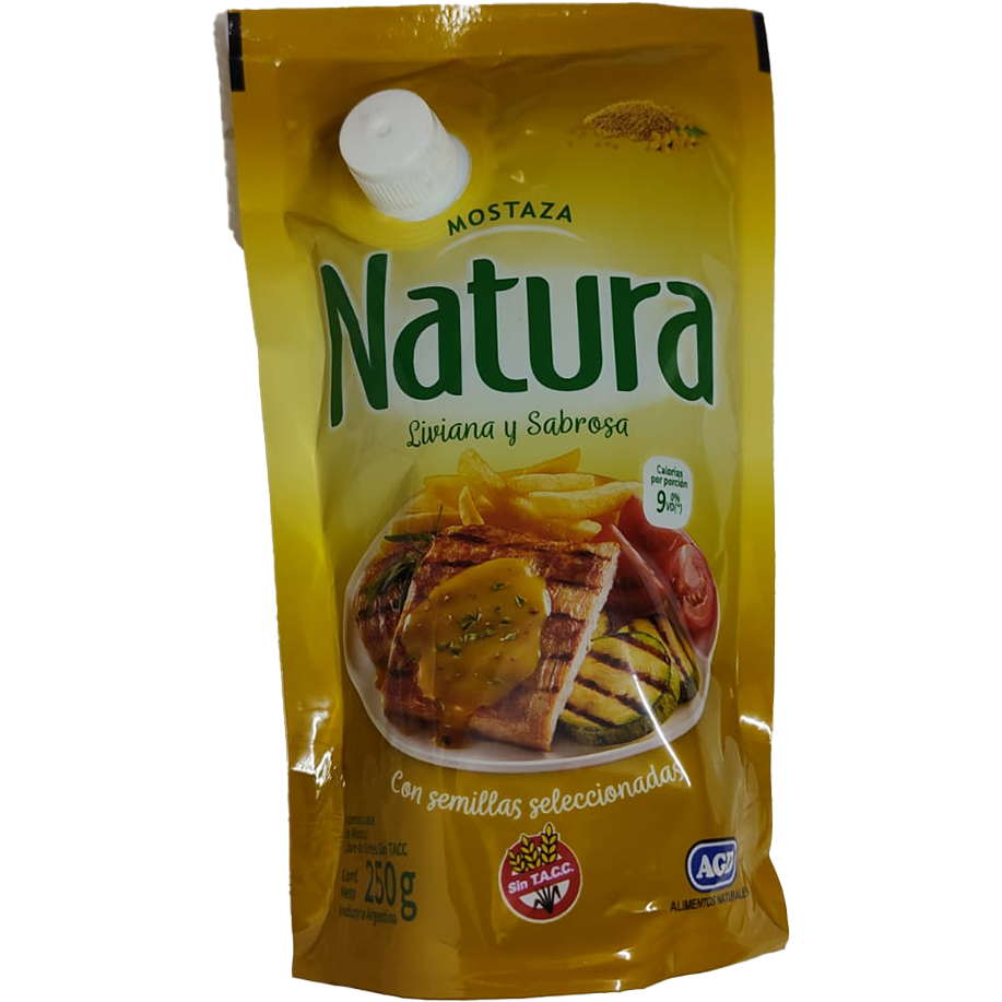 Mostaza x250 gr. x12 u. - Natura - SyF Store